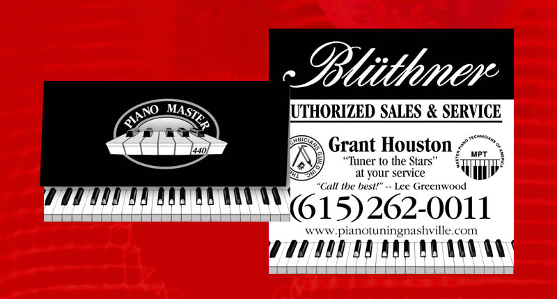 business card for PianoMaster