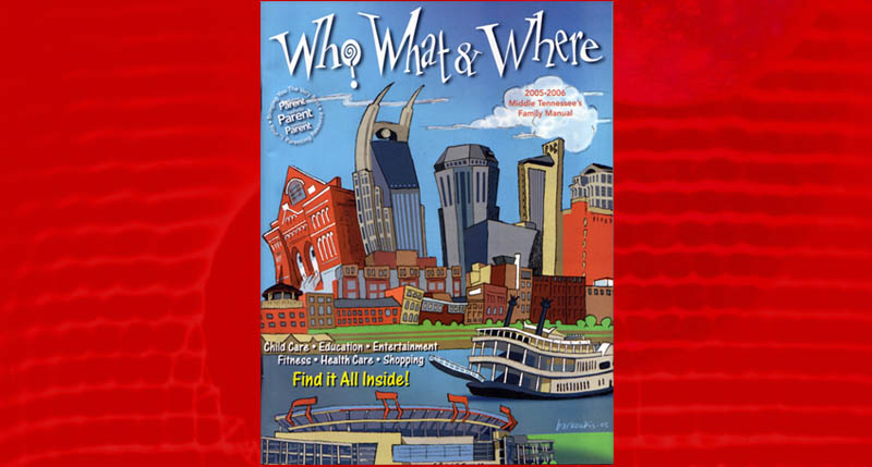 cover for Who What & Where magazine